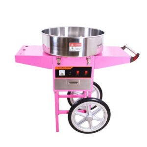 Machine à barbe à papa avec chariot (100 barbes)
