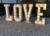 LOVE Blanc Géant lumineux 150 cm