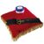 Kit d&rsquo;inauguration avec coussin rouge et ciseaux dorés